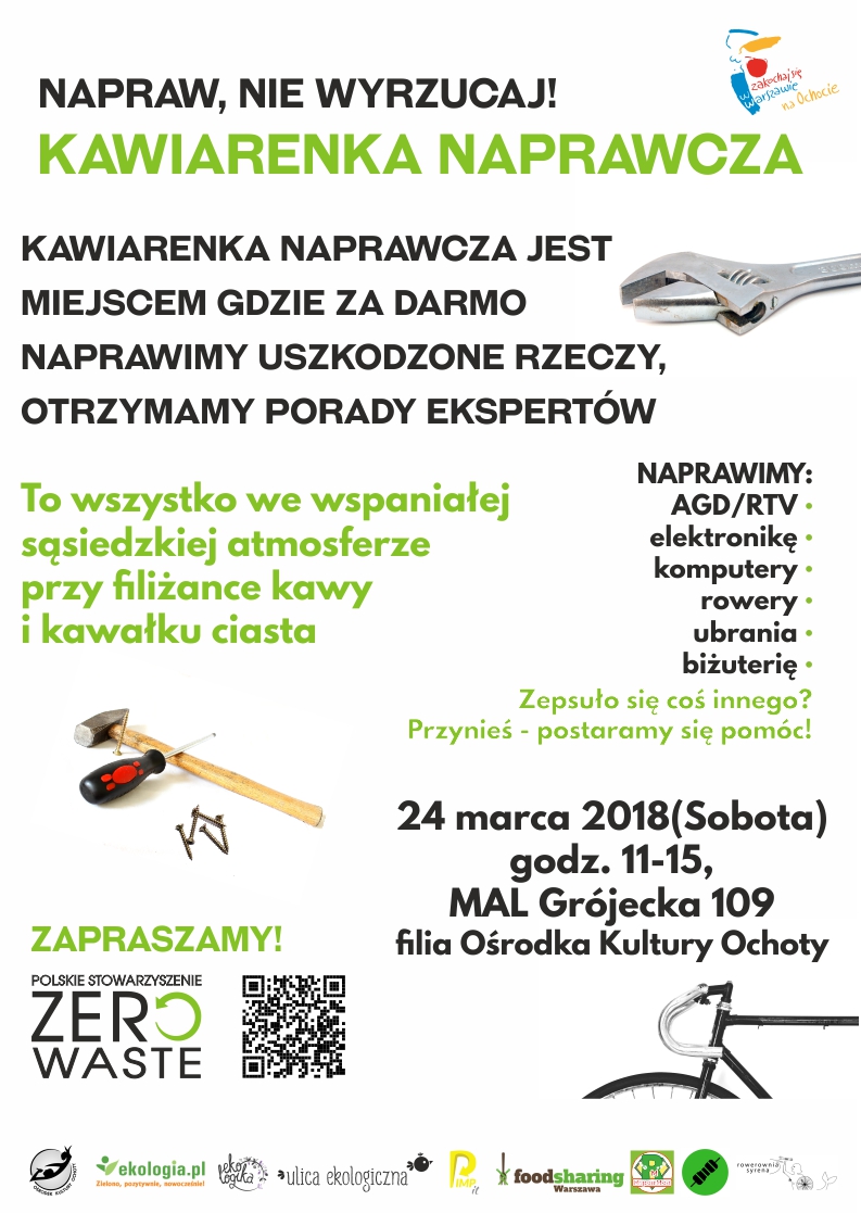 kawiarenka naprawcza zero waste