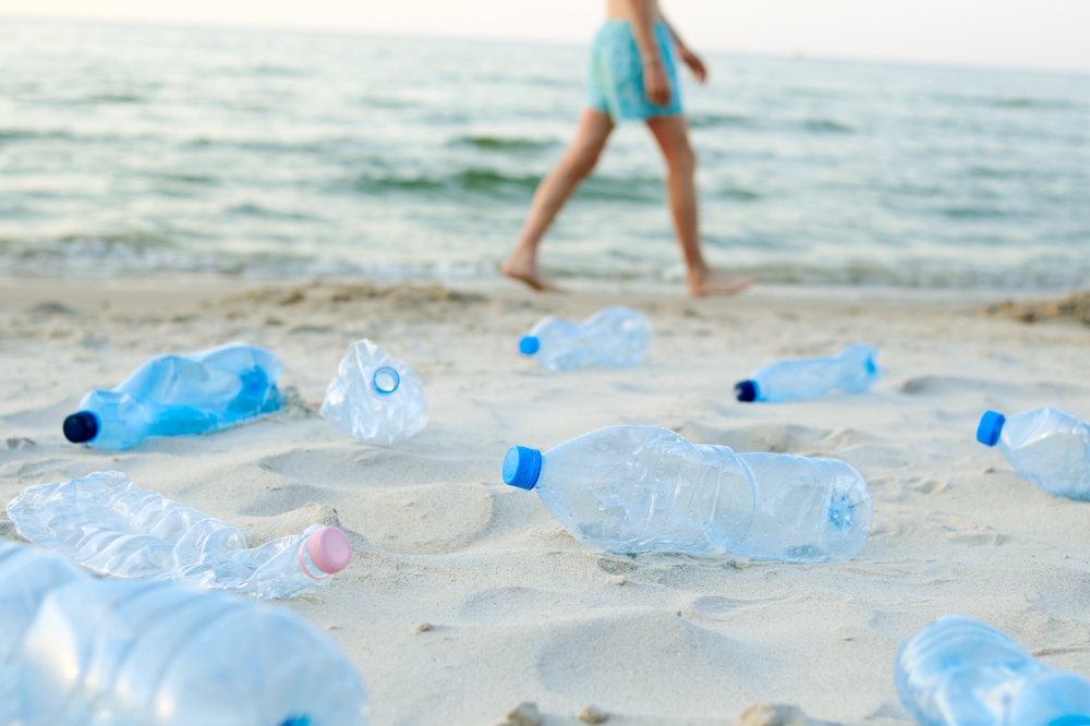 Zanieczyszczenie plastikiem to powszechny problem na morskich plażach. Fot. Dmitry Kalinovsky/Shutterstock