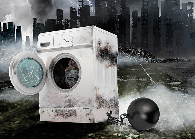 Plakat kampanii „Oddaj elektroodpady w dobre miejsce”