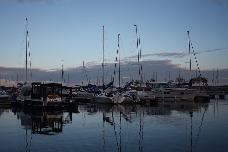 Eko Marina, jedna z przystani jachtowych w Giżycku, Fot. Ludwig Schneider/ Wikipedia CC