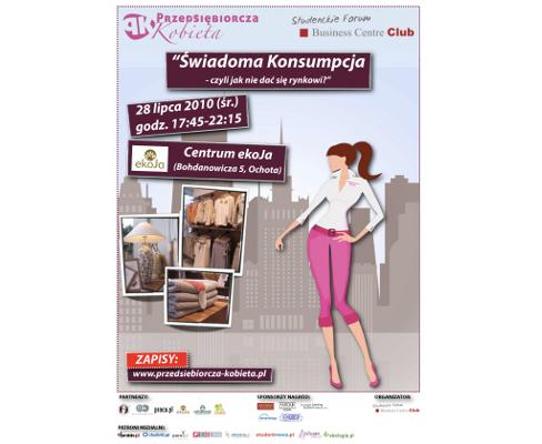 Siódme warszawskie spotkanie Przedsiębiorczej Kobiety „Świadoma Konsumpcja”