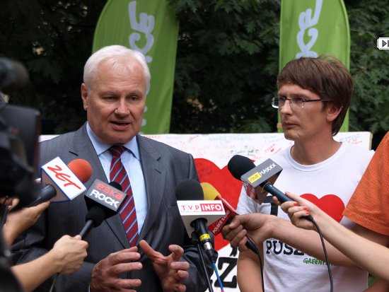 Minister Środowiska Andrzej Kraszewski