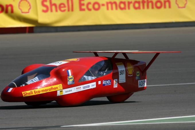 Wodorowy pojazd autorstwa francuskiej drużyny The Lycee Louis Pasquet. Fot. shell.com