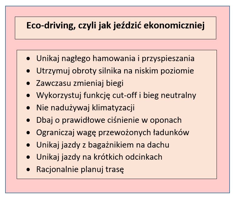 ECO-DRIVE - ekonomiczna jazda samochodem - informacje i porady
