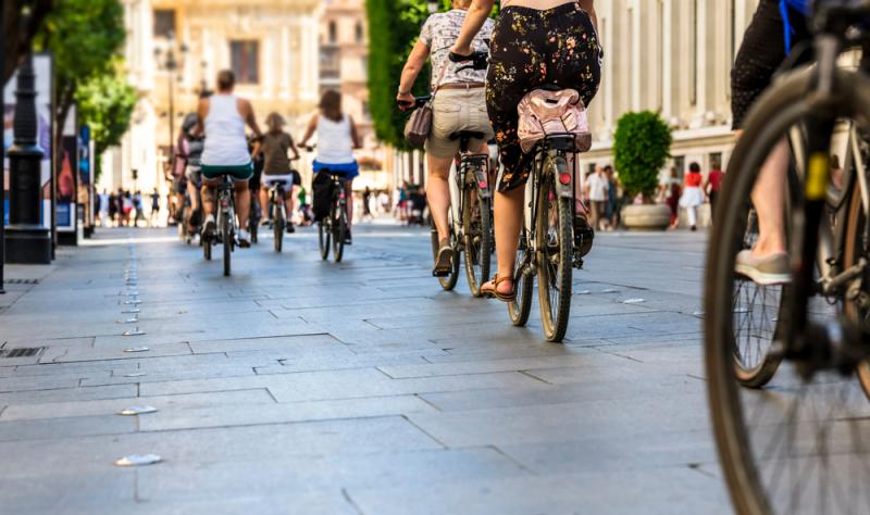 Transport rowerowy pozwala ograniczyć poziom szkodliwych emisji. Źródło: trattieritratti/Shutterstock Transport rowerowy pozwala ograniczyć poziom szkodliwych emisji. Źródło: trattieritratti/Shutterstock