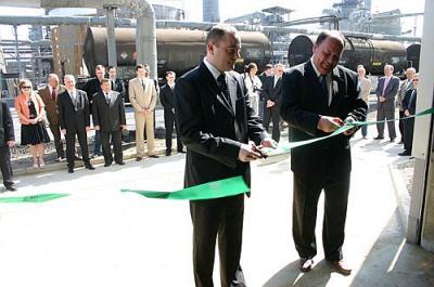 Uroczyste otwarcie instalacji (fot.zchpolice.com)