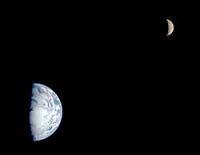 Fot.: Ziemia i Księżyc, NASA