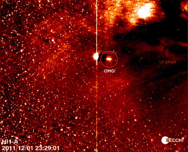 Czy za Merkurym chowa się UFO? Źródło: NASA