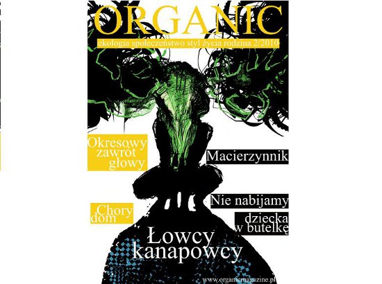 Okładka drugiego nr magazynu „Organic”