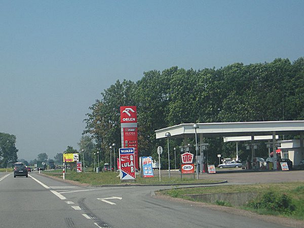 Stacja Orlenu koło Nowego Dworu Gdańskiego, autor: M.Minderhoud/ Wikipedia CC