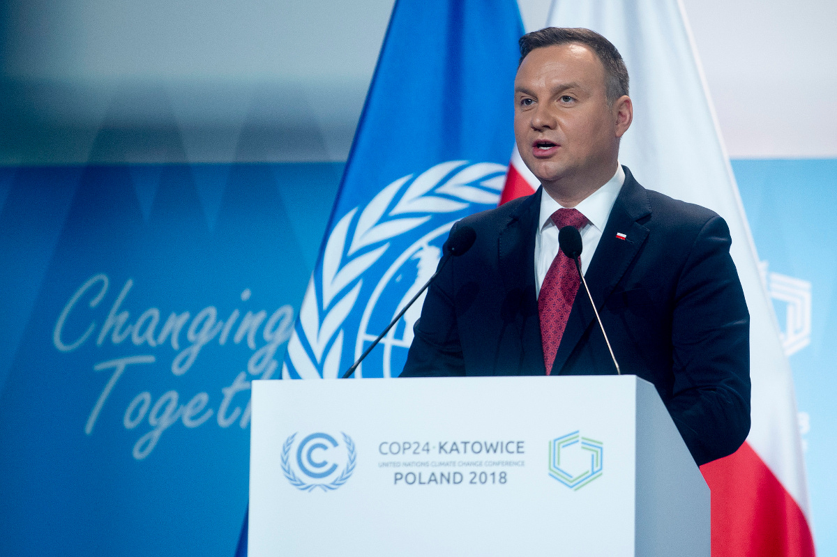 Prezydent RP Andrzej Duda COP24 Katowice fot. cop24.gov.pl