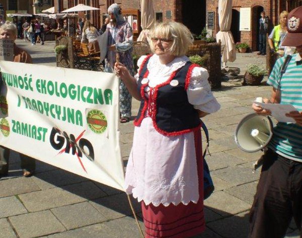 Protest kujawsko-pomorskich ekologów w Topruniu
