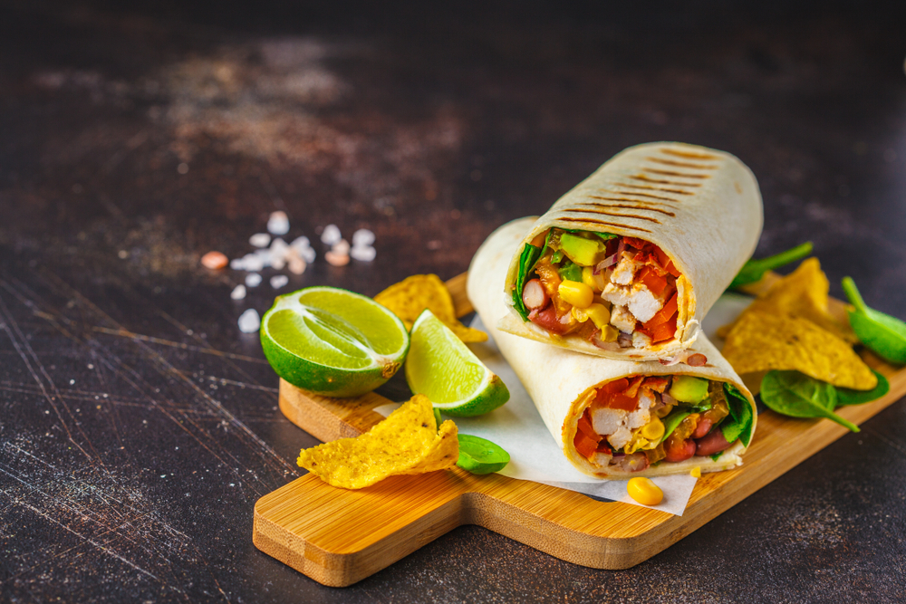 Burrito to tradycyjne danie wywodzące się z północnego Meksyku, fot. shutterstock
