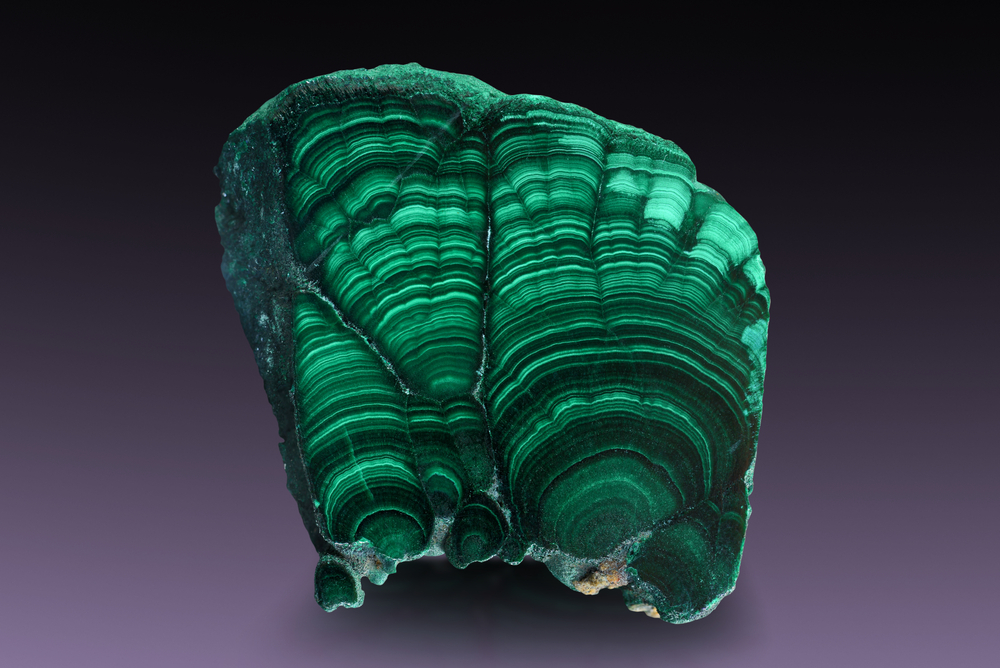 Malachit pochodzący z Afryki. Źródło: shutterstock