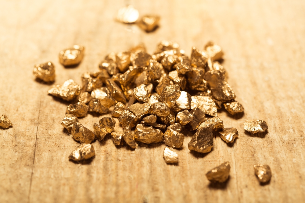 Bryłki złota, fot. shutterstock