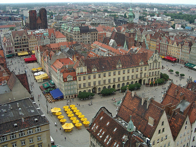 Rynek we Wrocławiu, fot. Tcie/ wikipedia CC