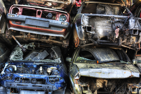 Złomowane samochody