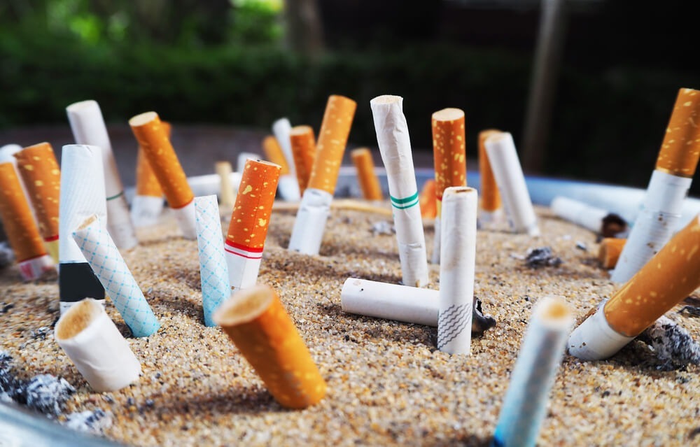 Niedopałki papierosów zatruwają środowisko. Fot. ZineQuan/Shutterstock