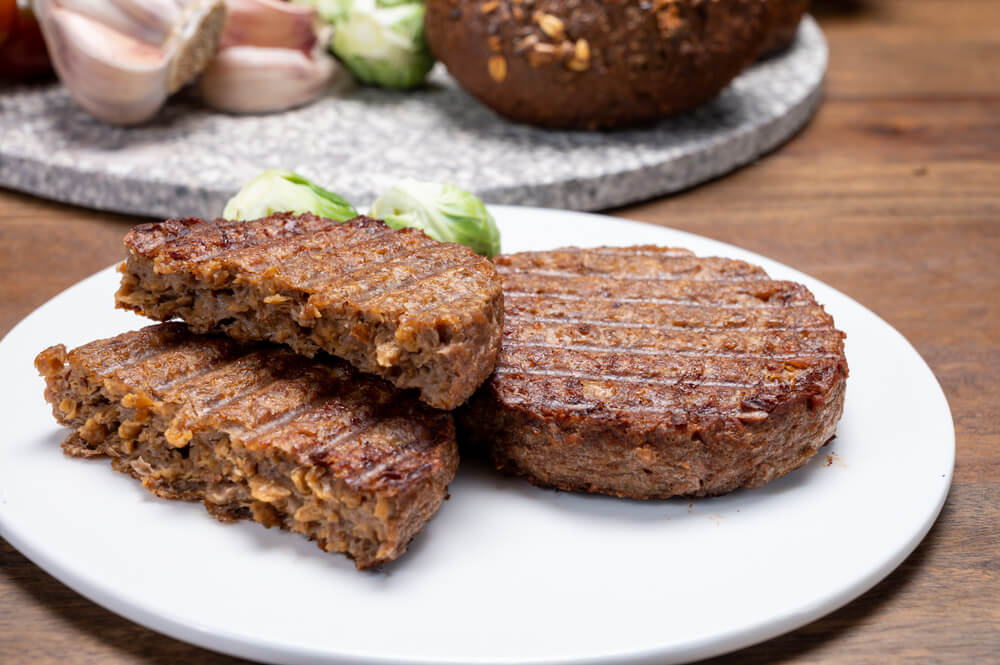Wegański burger