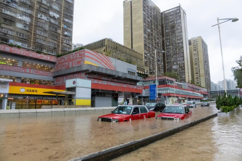 Powódź w Hong KonguPowódź w Hong Kongu
