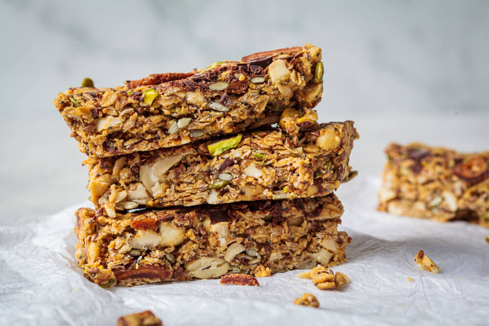 Batony granola na piknik