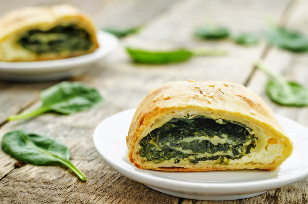 Strudel ze szpinakiem