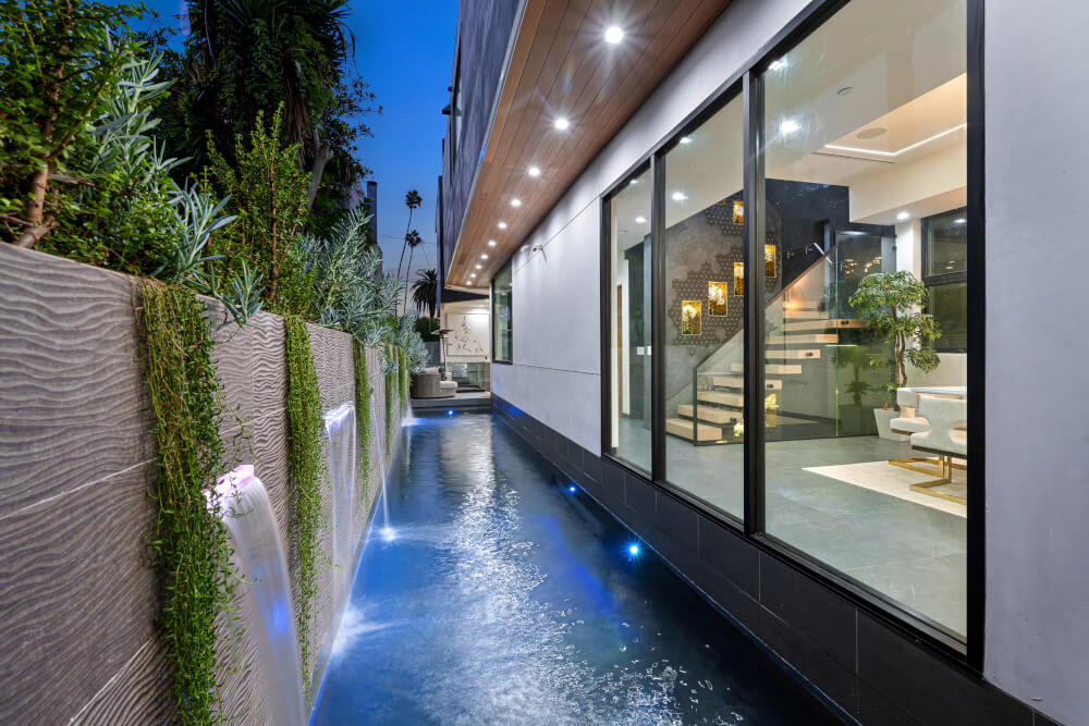 Elementem biofilicznego designu jest często woda