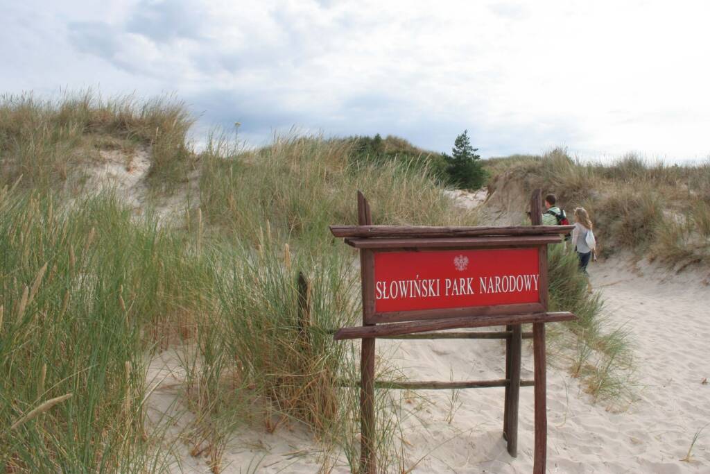 Największą atrakcją SPN jest pas ruchomych wydm Mierzei Łebskiej