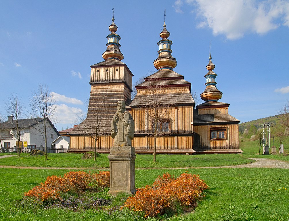 Drewniana cerkiew św. Kosmy i Damiana w Krempnej