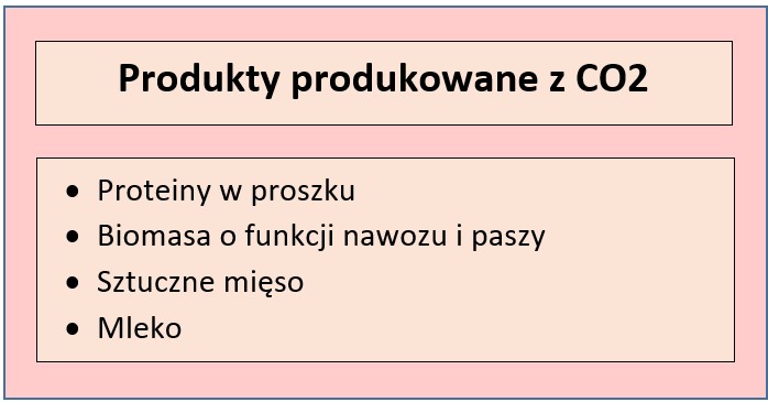 Jedzenie z CO2