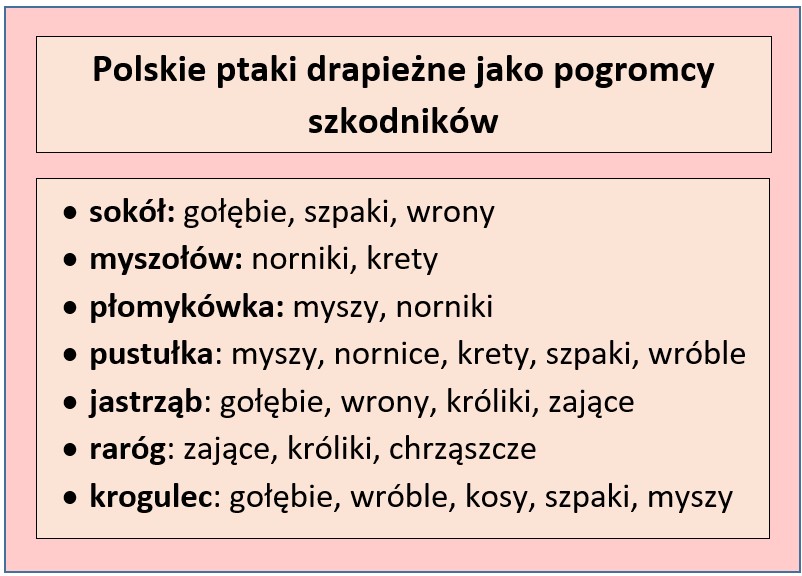 Ptaki, które pomagają w walce ze szkodnikami