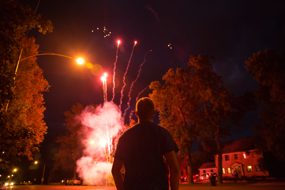 Odpalił fajerwerki przy zoo