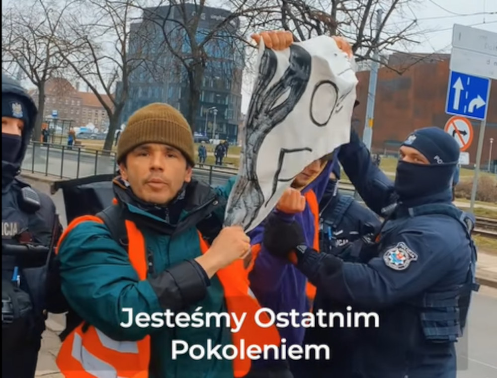 Ostatnie Pokolenie blokuje wjazd Donalda Tuska