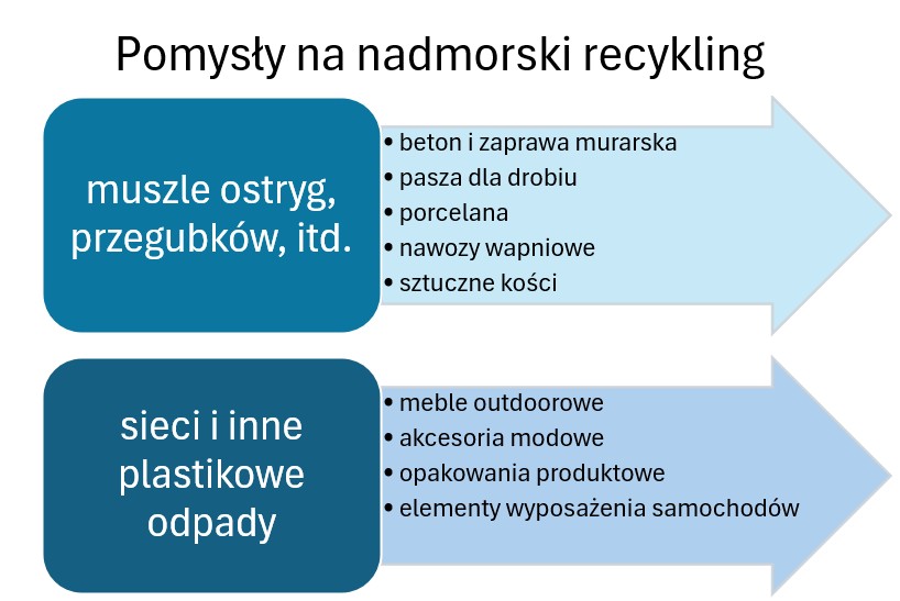 przykłady nadmorskiego recyklingu