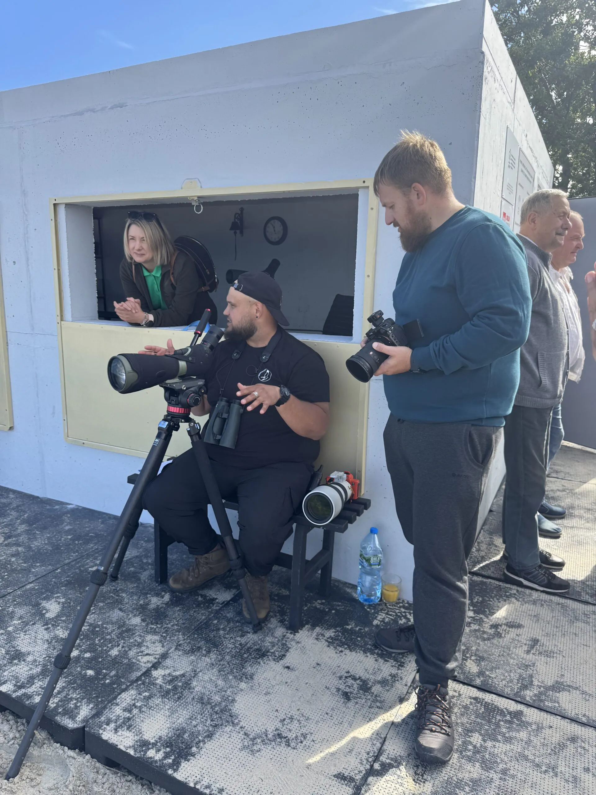 Punkt Obserwacji Ptaków Morskich jest obowiązkowym punktem dla entuzjastów birdwatchingu. Fot. Budimex