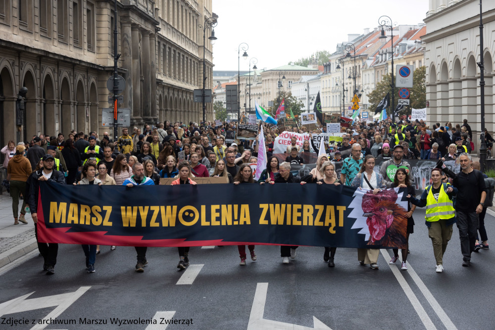 Marsz Wyzwolenia Zwierząt, 6 września 2025, Warszawa