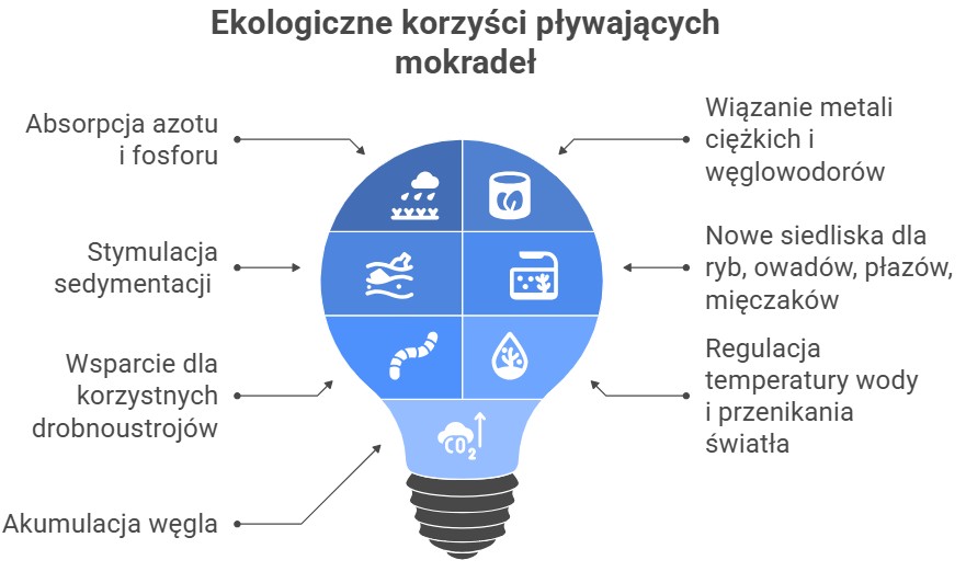 korzyści związane z pływającym mokradłami