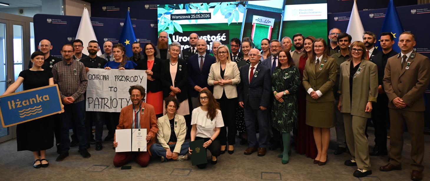 Uroczystość wręczenia Odznak Honorowych „Za Zasługi dla Ochrony Środowiska i Klimatu”