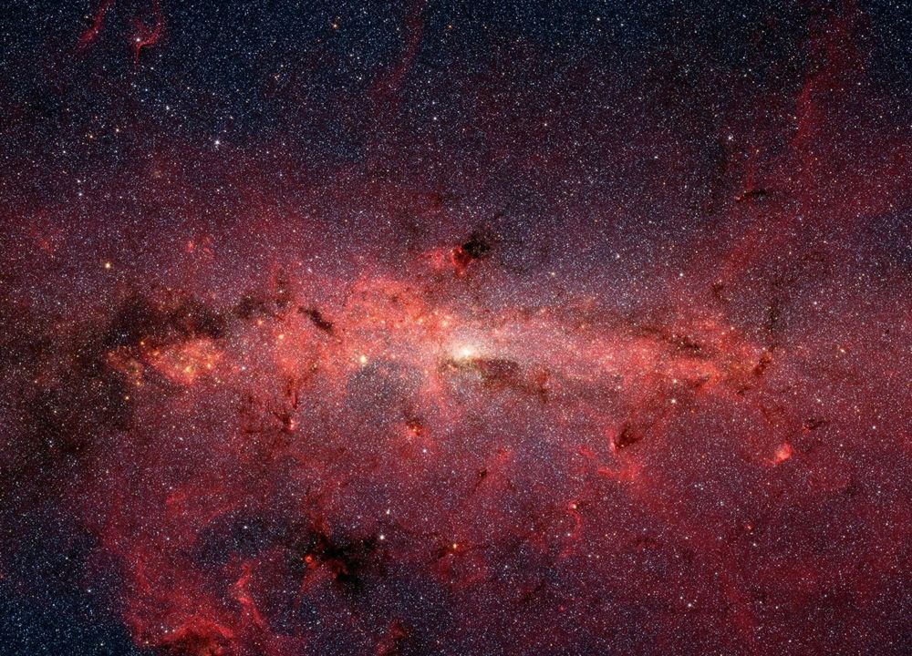 Droga Mleczna, fot. NASA, JPL-Caltech, Susan Stolovy (SSC/Caltech) i in.